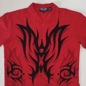 Vintage Silver Point Tribal Bowling shirt, XL